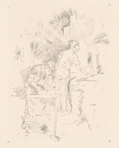 Far og sønn av James Abbott McNeill Whistler