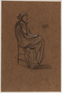 Kvinnefigur, sittende av James Abbott McNeill Whistler