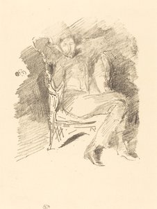 Firelight: Joseph Pennell, nr. 1 av James Abbott McNeill Whistler