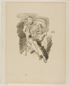 Firelight: Joseph Pennell, nr. 2 av James Abbott McNeill Whistler