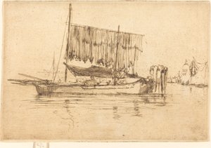 Fiskebåt av James Abbott McNeill Whistler