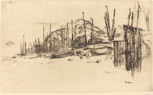 Fiskebåter, Hastings av James Abbott McNeill Whistler