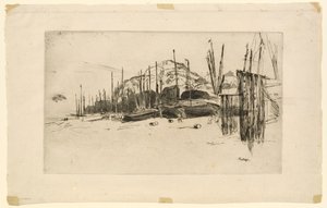 Fiskebåter, Hastings av James Abbott McNeill Whistler