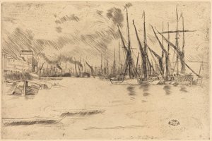 Fra Pickle-Herring-trappene av James McNeill Whistler