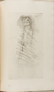 Jente stående av James Abbott McNeill Whistler