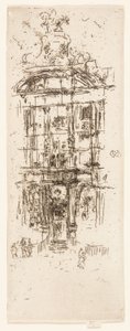 Gold House, Brussel av James Abbott McNeill Whistler