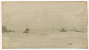 Grå og sølv – Liverpool av James Abbott McNeill Whistler