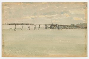 Grey and Silver–Pier, Southend av James Abbott McNeill Whistler