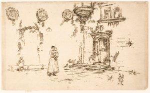 Hotel Lallemont, Bourges av James McNeill Whistler