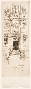Svanens hus, Brussel av James Abbott McNeill Whistler