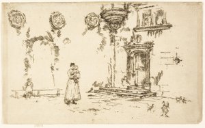Hotel Lallemont, Bourges av James Abbott McNeill Whistler