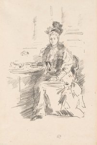 The Pretty New Yorker av James Abbott McNeill Whistler