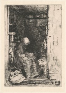 Den gamle kvinnen med filler av James Abbott McNeill Whistler