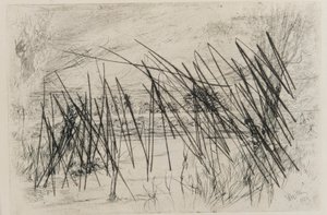 Landskap med en fisker av James Abbott McNeill Whistler