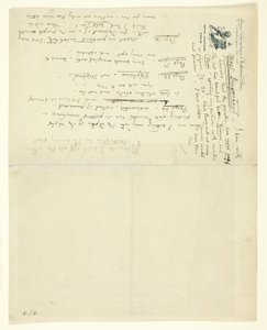 Brev til William Heinemann med rettelser for Eden versus Whistler: The Baronet and the Butterfly. En Valentine med en dom av James Abbott McNeill Whistler