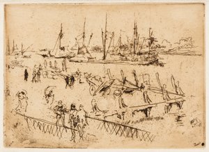 Lille Dordrecht av James Abbott McNeill Whistler