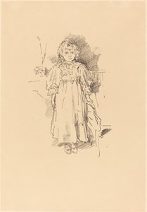 Lille Evelyn av James Abbott McNeill Whistler