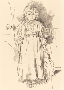 Lille Evelyn av James Abbott McNeill Whistler