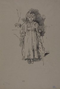 Lille Evelyn av James Abbott McNeill Whistler