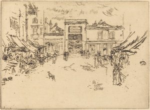 Liten markedsplass, Tours av James McNeill Whistler