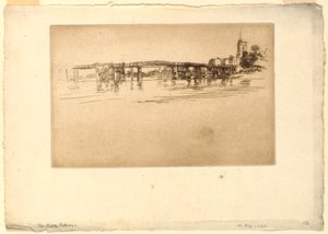 Lille Putney Bridge av James Abbott McNeill Whistler