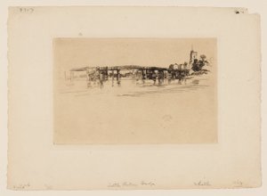 Lille Putney Bridge av James Abbott McNeill Whistler