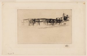 Lille Putney Bridge av James Abbott McNeill Whistler