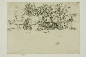 Lille terrasse, Luxembourghagen av James Abbott McNeill Whistler