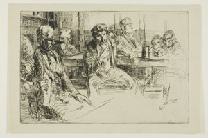 Longshore Men av James Abbott McNeill Whistler