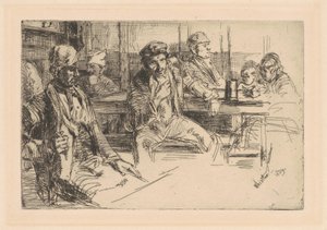 Longshoremen av James Abbott McNeill Whistler