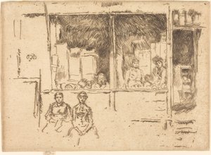 Melon-Shop, Hounsditch av James Abbott McNeill Whistler
