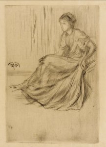 Modell sittende av James Abbott McNeill Whistler