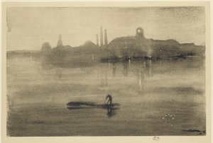 Nocturne av James Abbott McNeill Whistler
