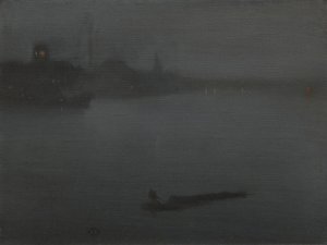 Nocturne i blått og sølv av James Abbott McNeill Whistler