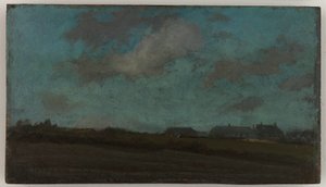Note i blått og opal—The Sun Cloud av James Abbott McNeill Whistler