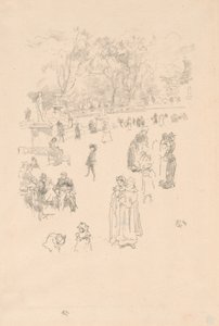 Nursemaids: "The Maids of Luxembourg" av James Abbott McNeill Whistler