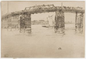 Old Battersea Bridge av James Abbott McNeill Whistler