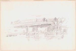 Gamle Battersea Bridge av James Abbott McNeill Whistler