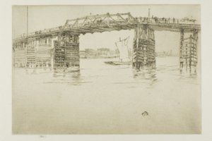 Old Battersea Bridge av James Abbott McNeill Whistler