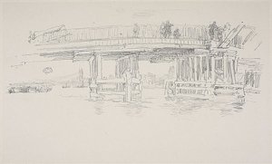 Old Battersea Bridge av James Abbott McNeill Whistler