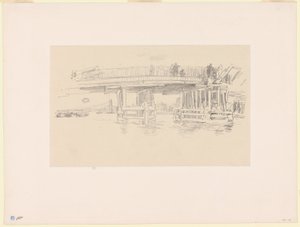 Gamle Battersea Bridge av James Abbott McNeill Whistler