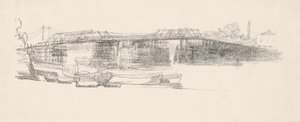 Old Battersea Bridge, nr. 2 av James Abbott McNeill Whistler