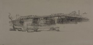 Old Battersea Bridge, nr. 2 av James Abbott McNeill Whistler