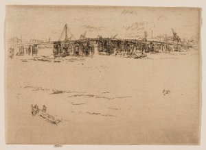 Old Battersea Bridge, nr. 2 av James Abbott McNeill Whistler