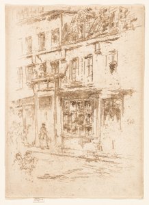 Little Butter Street, Brussel av James Abbott McNeill Whistler