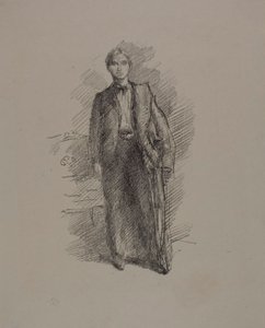 Portrettstudie: Herbert C. Pollitt av James Abbott McNeill Whistler