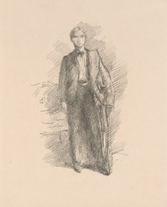 Portrettstudie: Herbert C. Pollitt av James Abbott McNeill Whistler