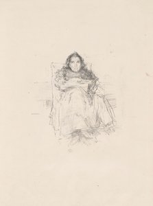 Portrettstudie: Mrs. Philip, nr. 3 (recto) Portrettstudie: Geneviève Mallarmé (verso)