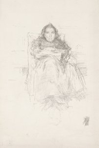 Portrettstudie: Mrs. Philip, nr. 3 av James Abbott McNeill Whistler