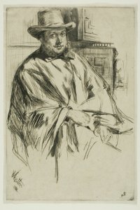 Portrett av en mann av James Abbott McNeill Whistler